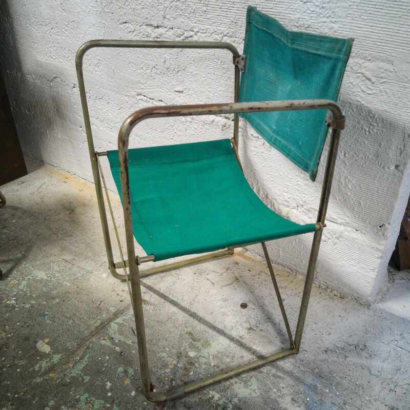 Camping seat "Kiss Ply" by Jacques Hitier for Tubauto