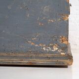 Petite malle bleue ancienne (c.1920) #35