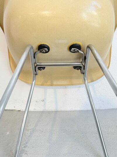 Charles & Ray Eames pair of vintage Dax armchairs