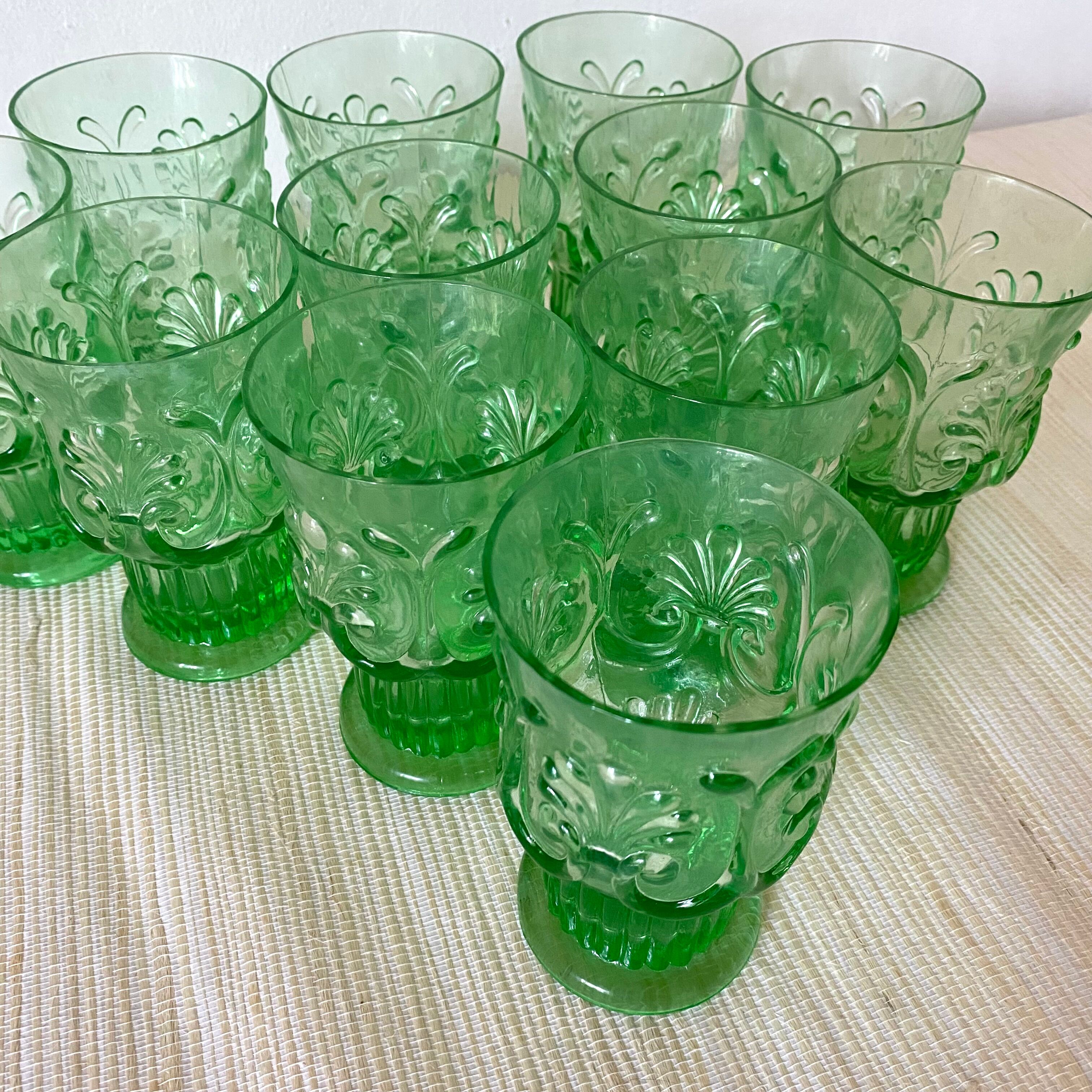 Baroque style water glasses