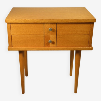 Two-drawer bedside table 1960