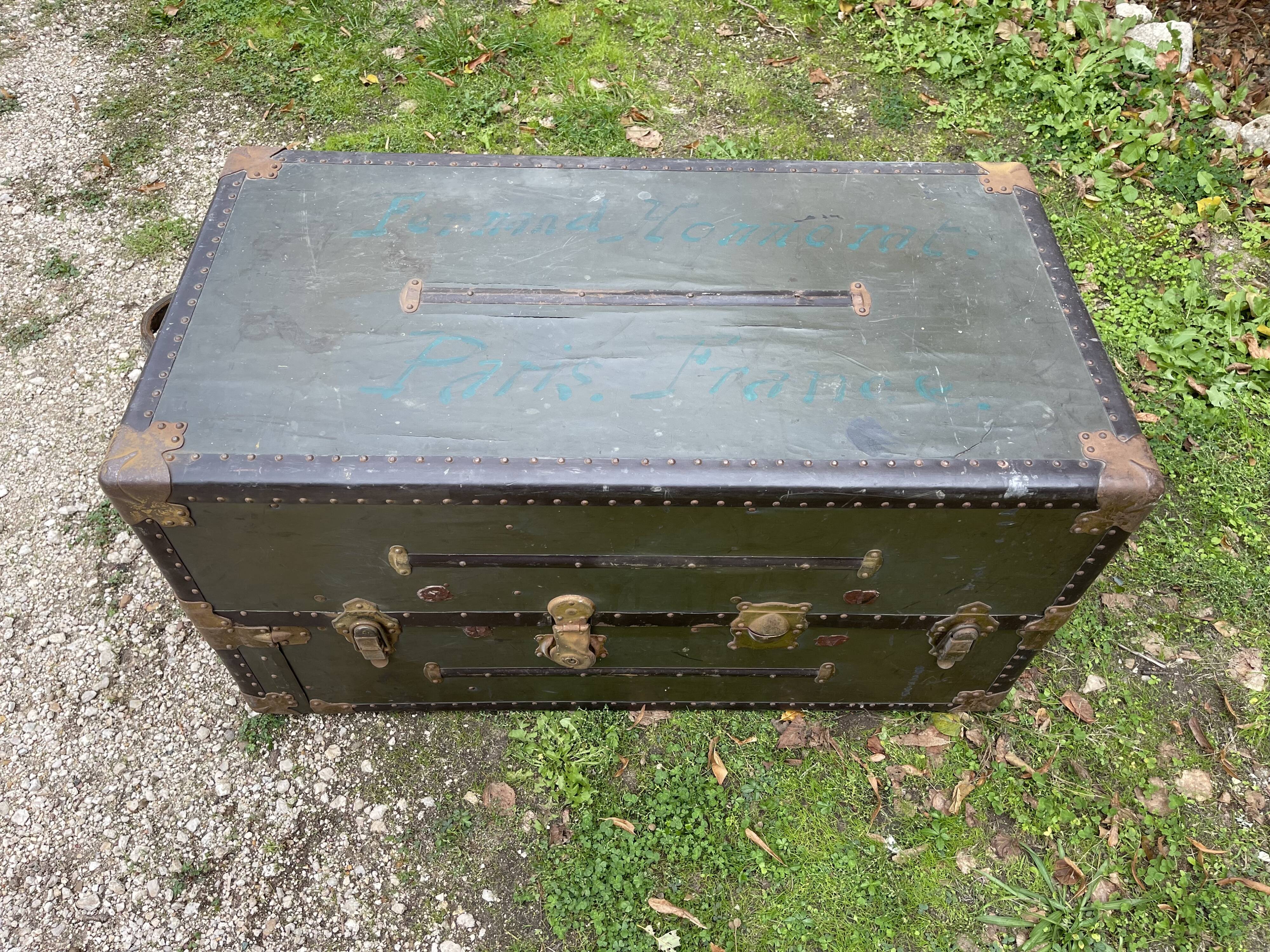 Vintage travel trunk