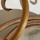 Double curved wood mirror coat rack by michael thonet gebrüder / freres, 1888