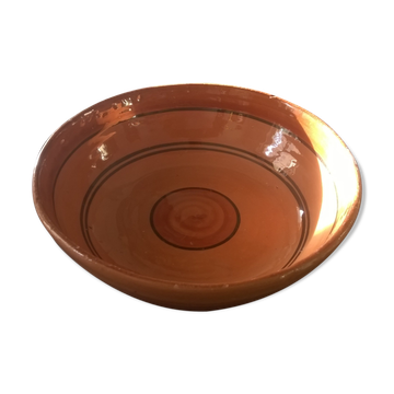 Hand-painted shallow dish