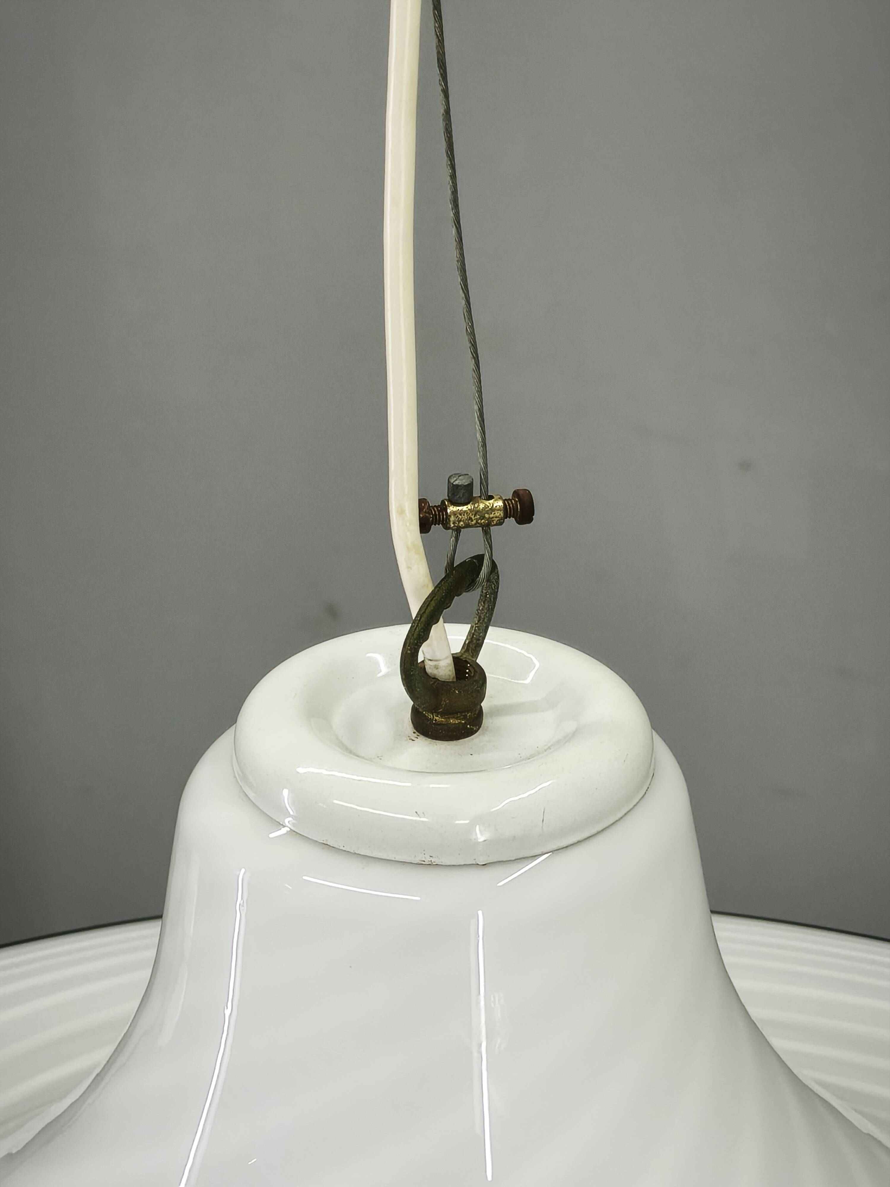 1970s Italian Murano Glass Space Age Pendant Light