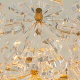 pair of crystal wall lights by Kinkeldey, Germany, 1970s.