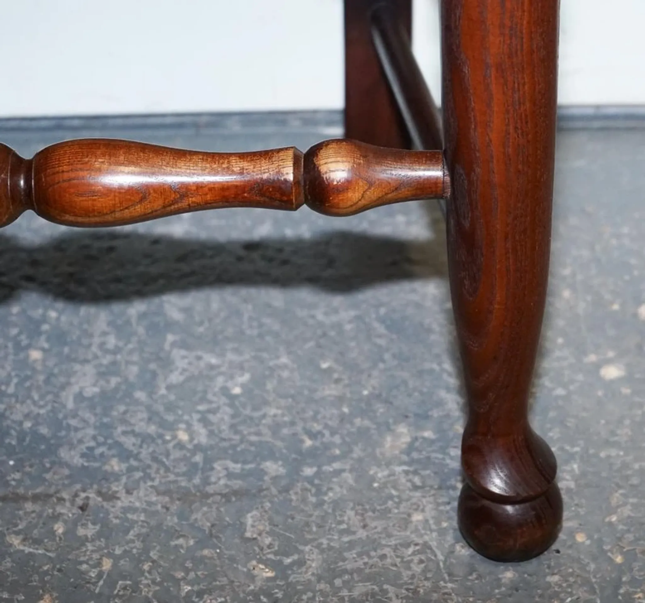 Antique Rush Seat Dining Chairs, England, 1910s, Set of 6