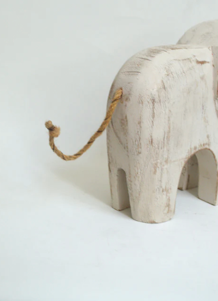 Wooden elephant