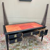 Large Louis XVI Period 18th Century Blackened Wood Flat Desk