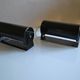 Pair of vintage Ikea 1980s Typ V 413 black wall lamps