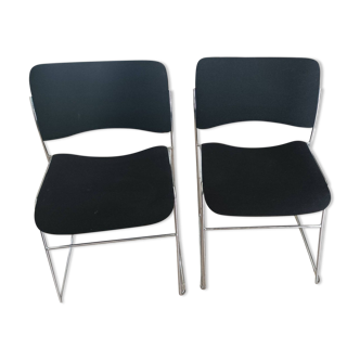 Set of 2 vintage Seid International chairs