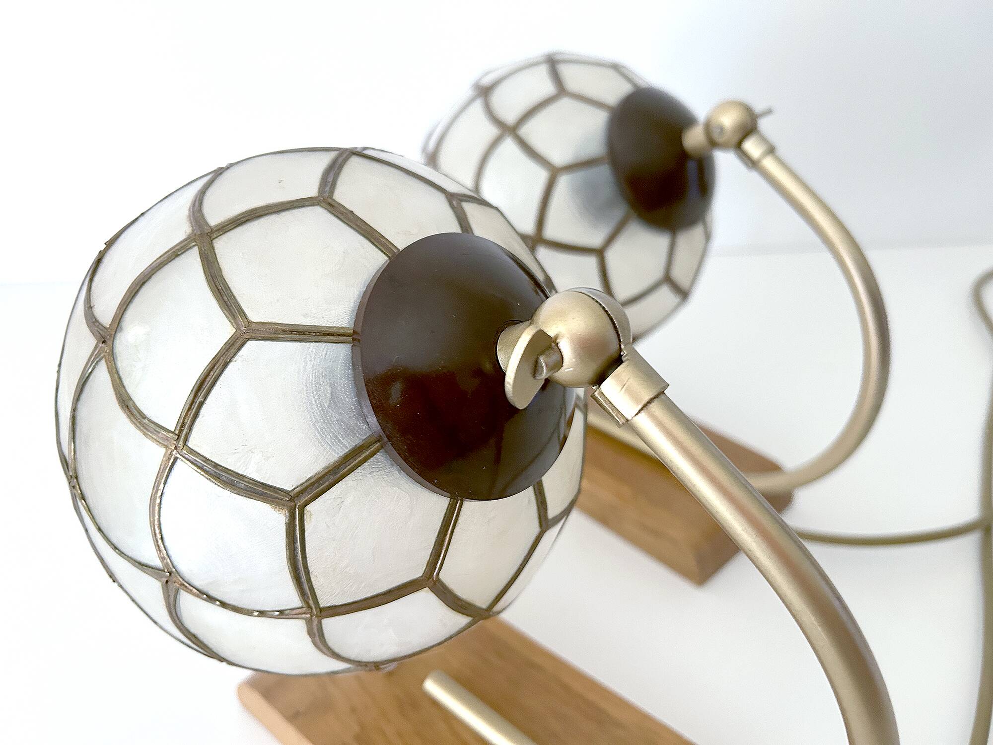 Paire lampes art déco vintage