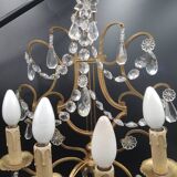 Lyre Garland Empire Tassels Wall Light 4 Lights Gilded Bronze