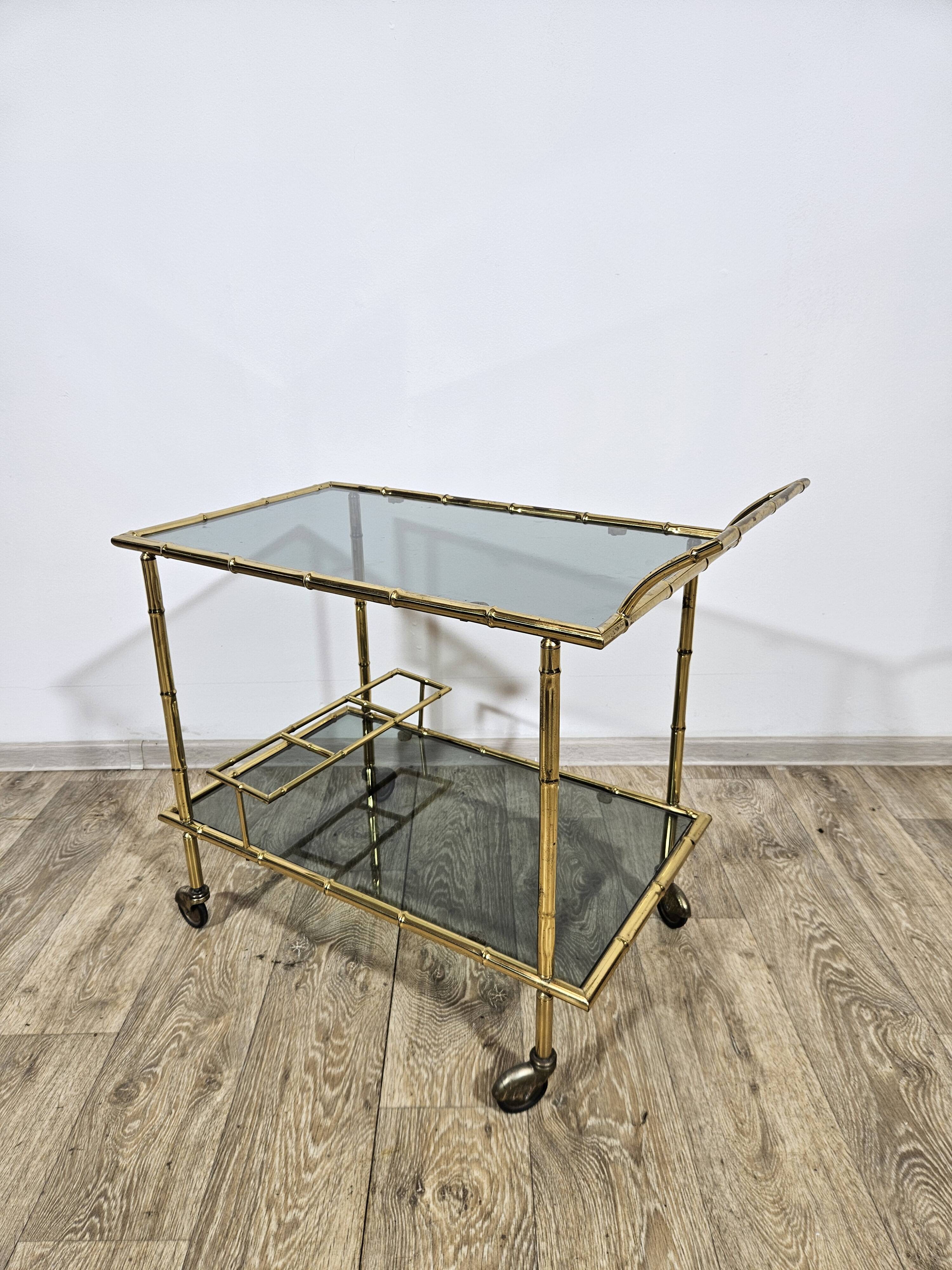 Exclusive bar cart, France, 1970s.