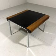 Hans Eichenberger leather coffee-side table Girsberger, Switzerland