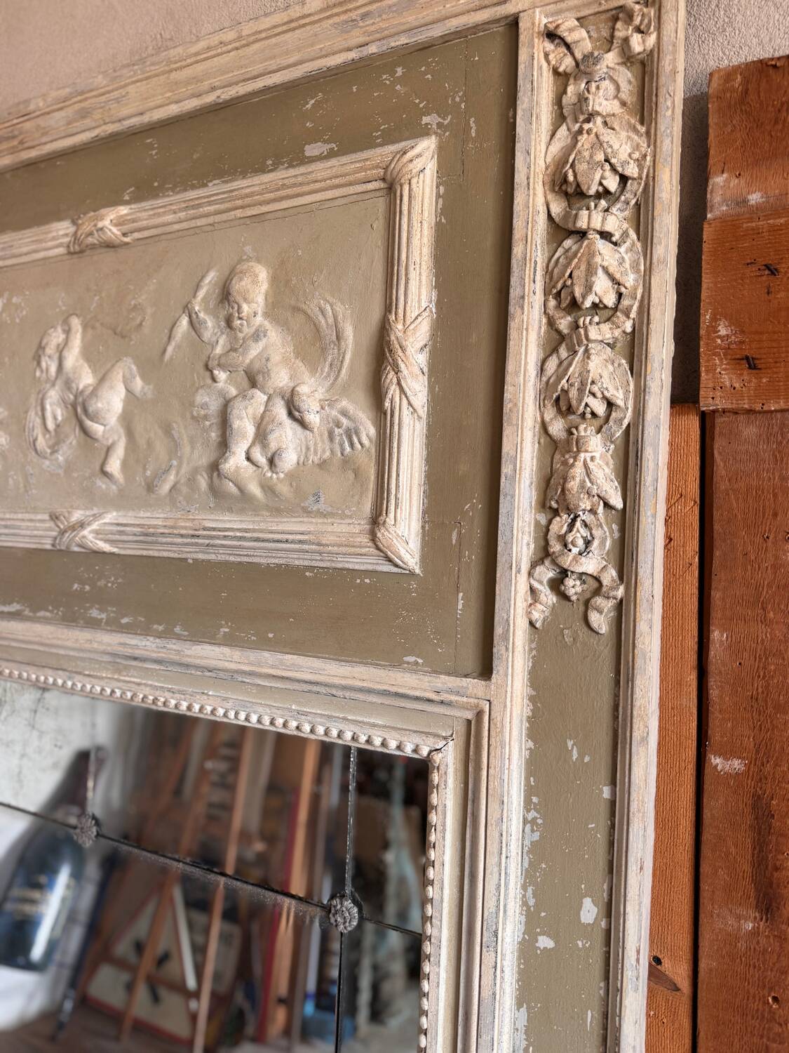 Large trumeau mirror from a château