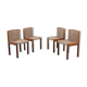 Set de 4 chaises italiennes vintage 1970