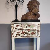 Bust of Mermoz in plaster by Giuseppe Carli (1915-1987)