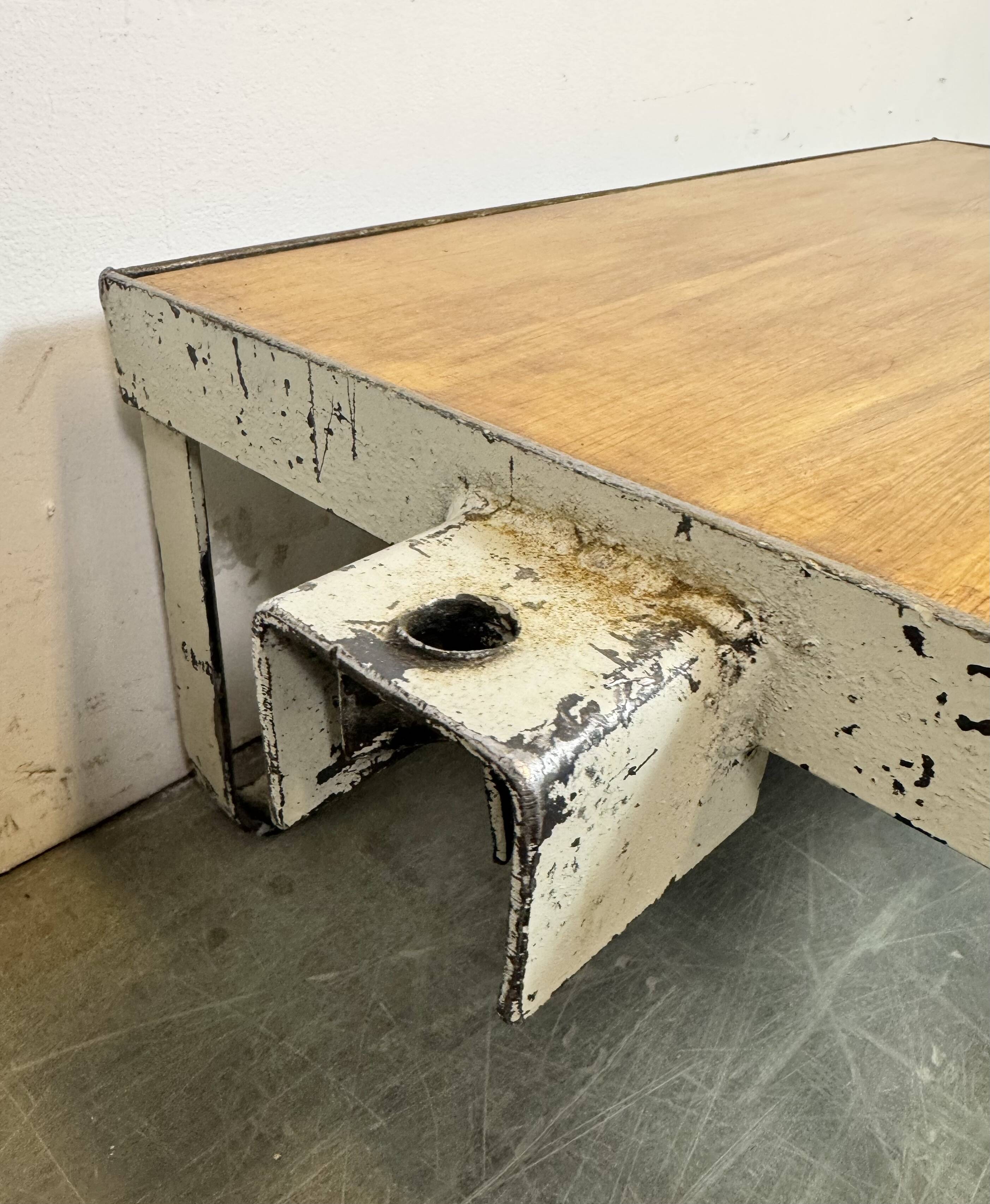 Grey Industrial Coffee Table Cart, 1960s