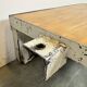 Table basse industrielle grise, années 1960