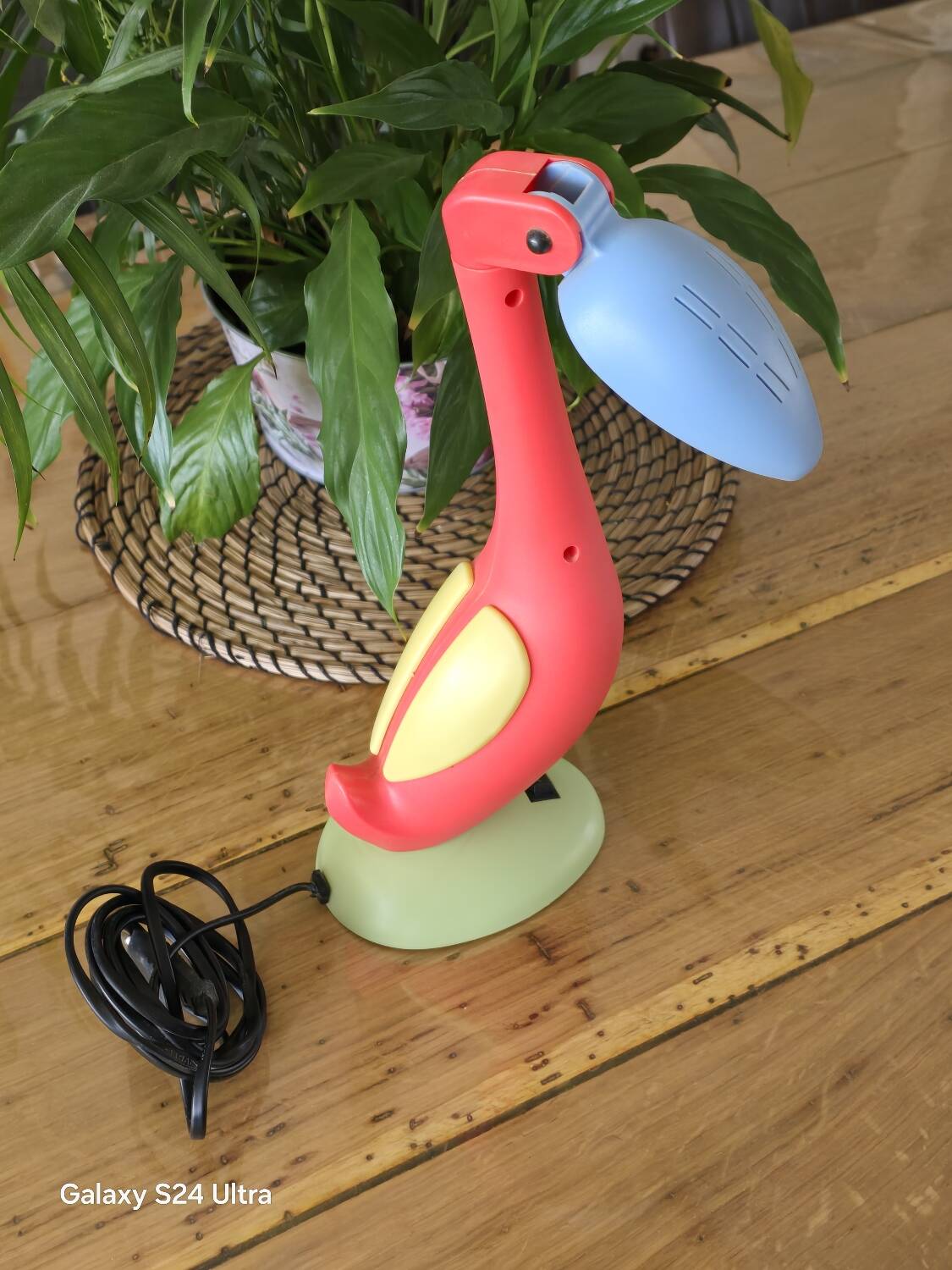 Toucan lamp, vintage penguin