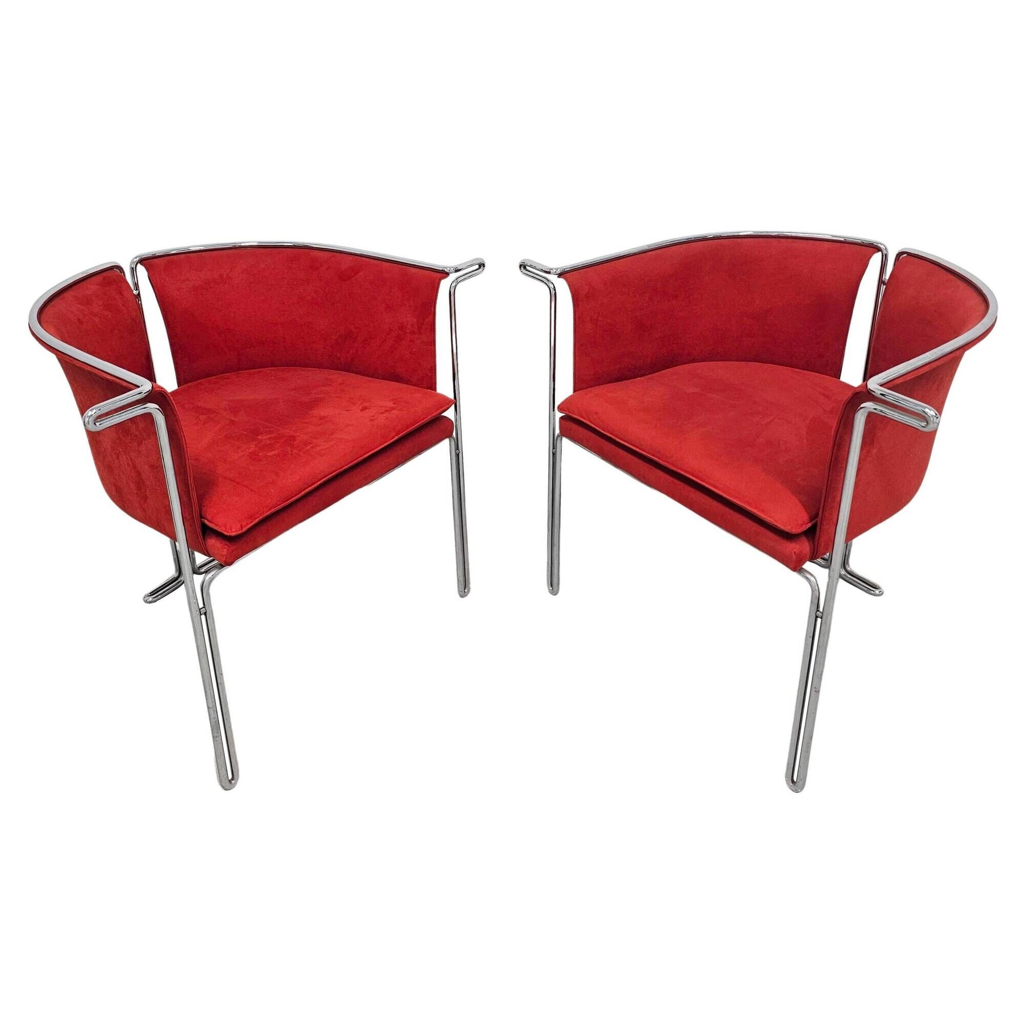 Pair of accent chairs Entelechy John Portman for Saporiti