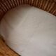 Wicker woven doll basket