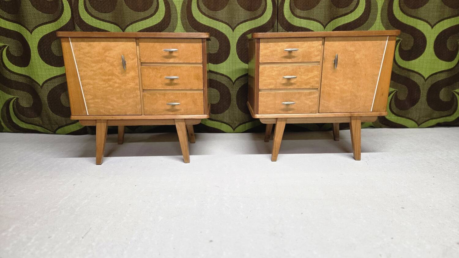 1960 vintage bedside table.