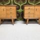 1960 vintage bedside table.