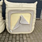 100% authentic Ligne Roset Togo 1.2z & hoek in Beige leather