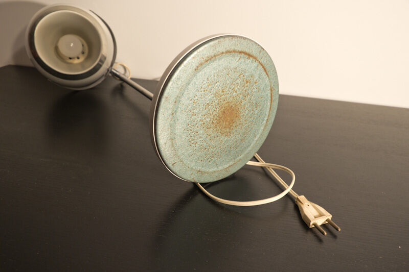 Eyeball lamp Aluminor 1970 45cms