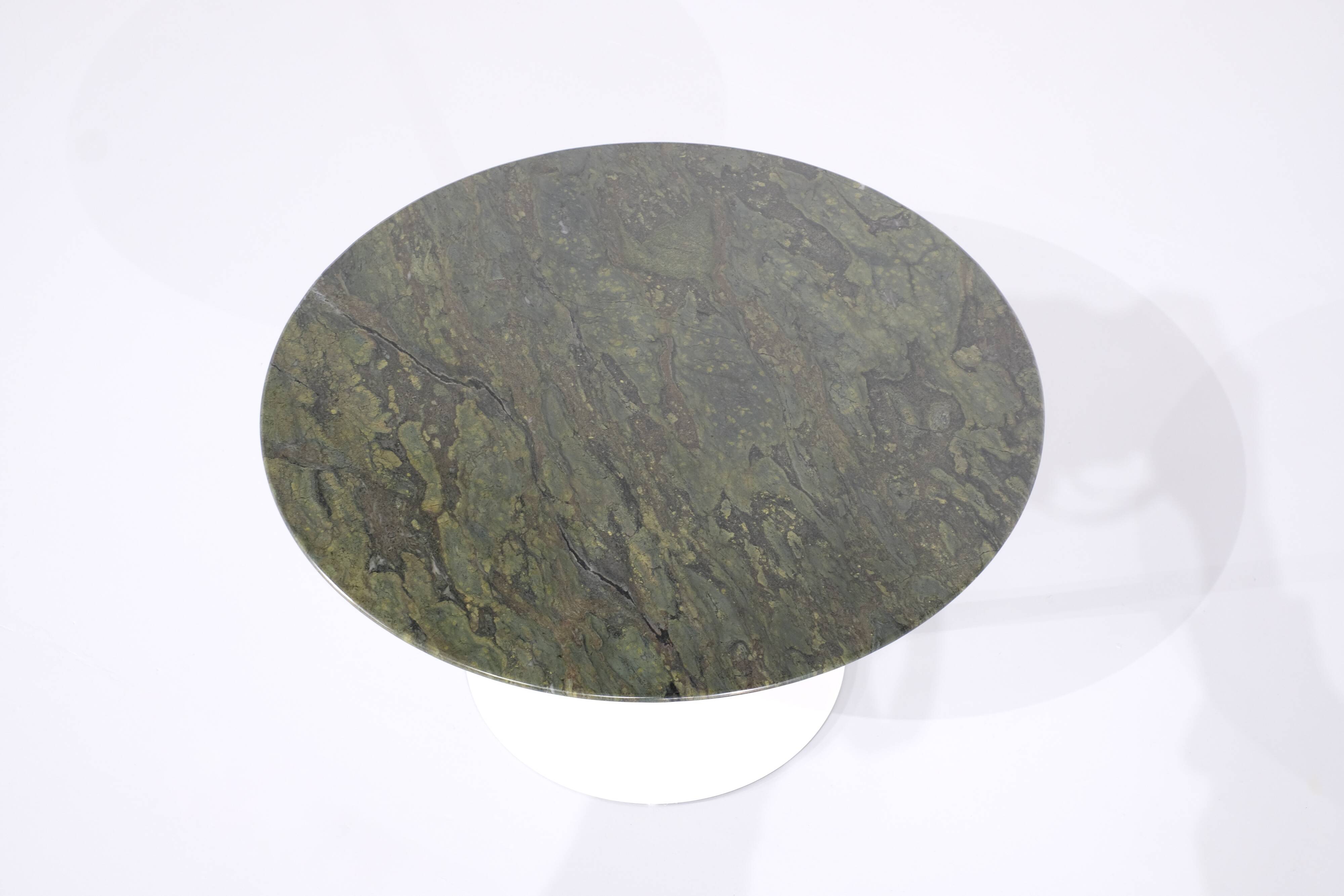 "Tulip" marble coffee table by Eero Saarinen for Knoll, USA.