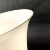 Lamoe tulipe en opaline, câble tissu neuf