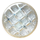 Frosted glass flush mount ceiling or wall light