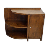 Meuble d'appoint arrondi en bois massif