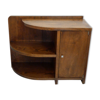 Rounded solid wood extra cabinet