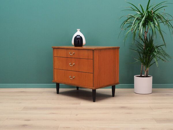 Commode en teck, design danois, années 1960