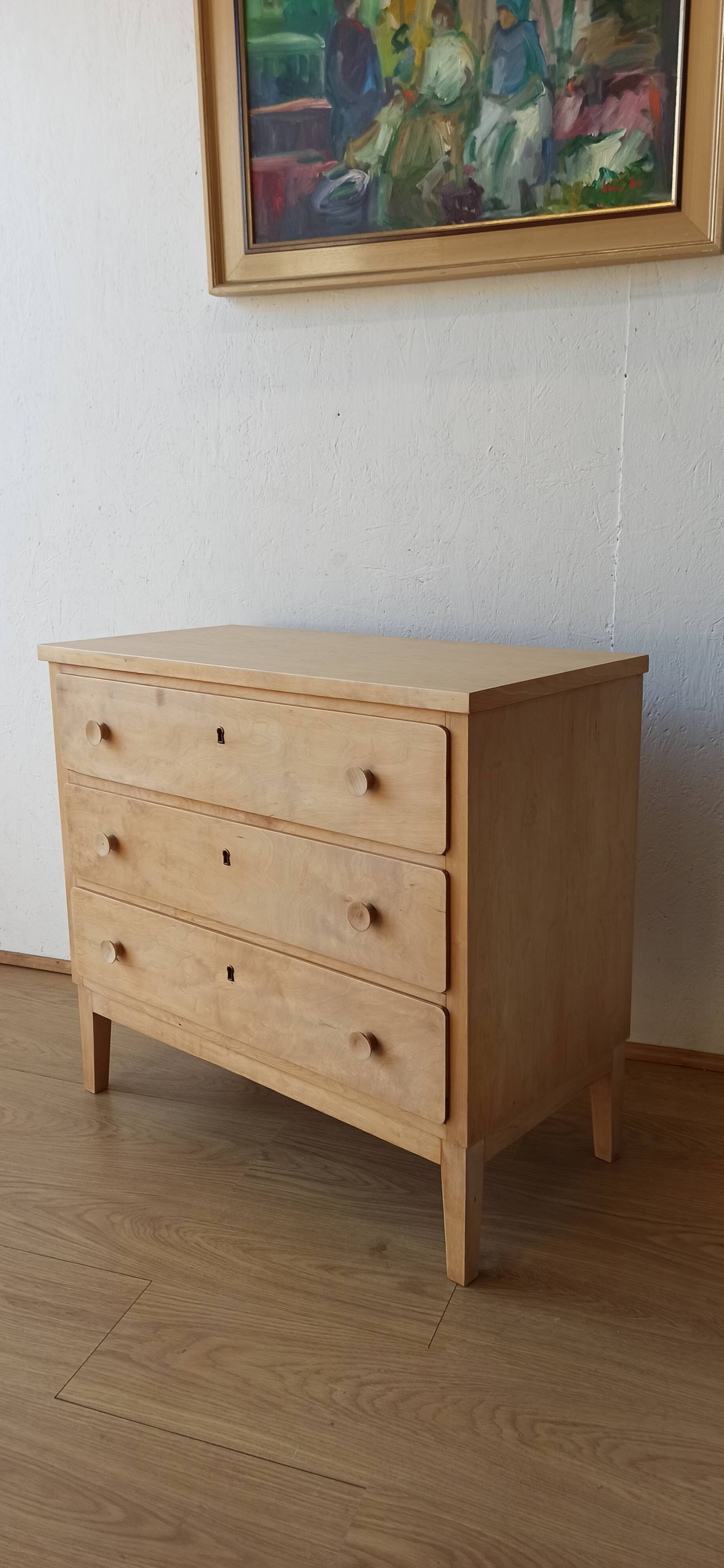 Commode simple, Suède, années 1960.