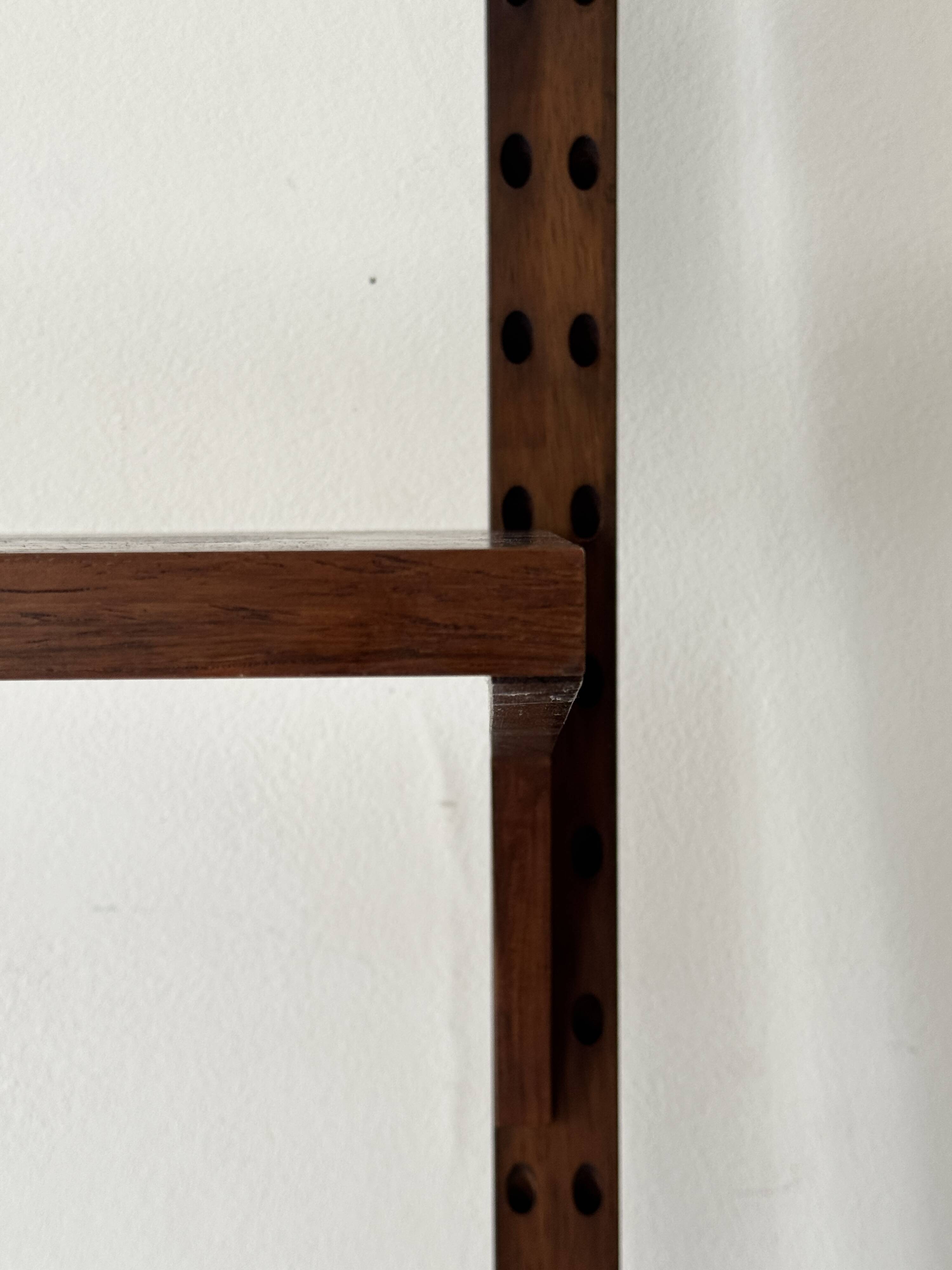 Modular library office Cado in rosewood, Poul Cadovius Denmark