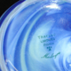Tharaud Limoges Marbryne Blue Vase