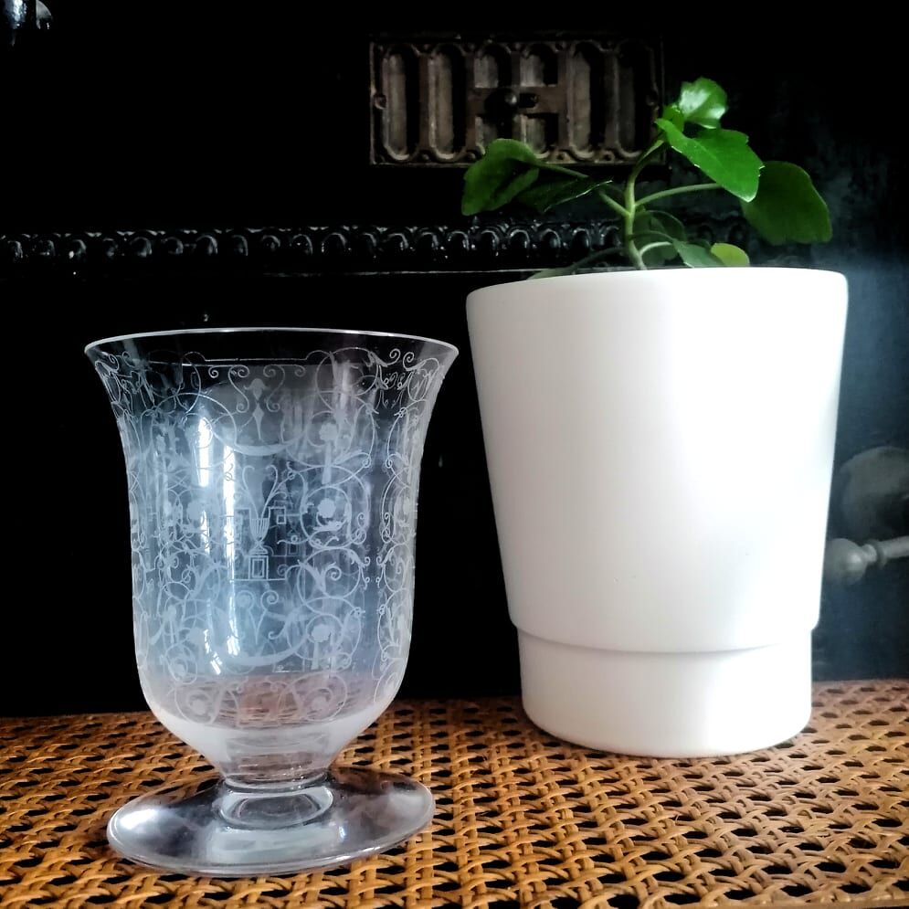 Baccarat vase Michelangelo art deco