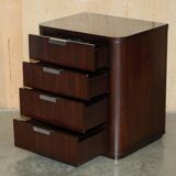 Ralph Lauren Metropolis chest of drawers in American mahogany with built-in power supply