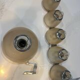 Vintage Artemide wall and ceiling light set