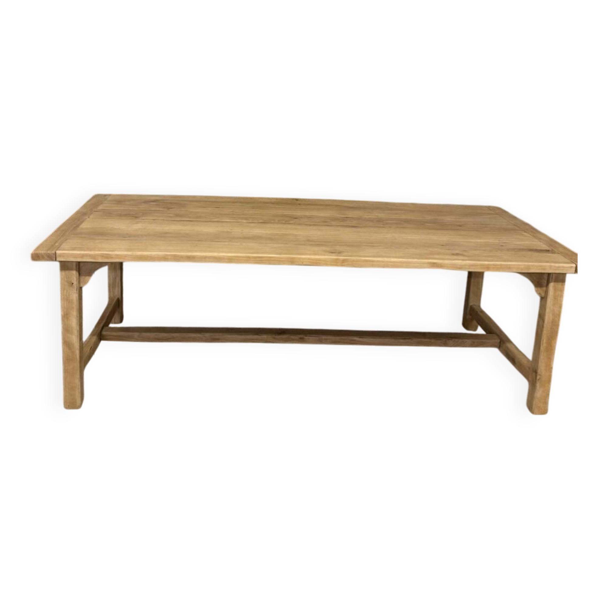 large solid oak farmhouse table