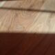Oval solid wood and metal table