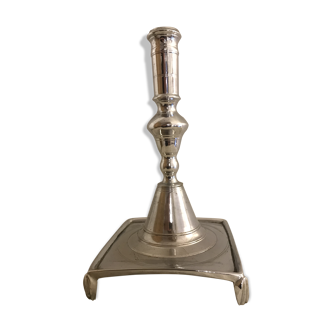 17th century silver candlestick