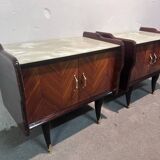 Comodini in palissandro, set di 2
