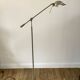 Pivoting brushed aluminum floor lamp from the 70s