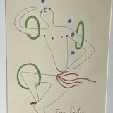 Lithograph, artist's proof Jean Cocteau
