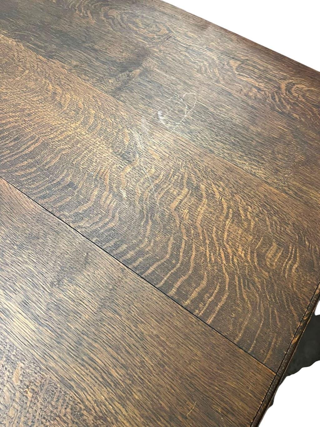 Vintage XL deep desk in solid wood